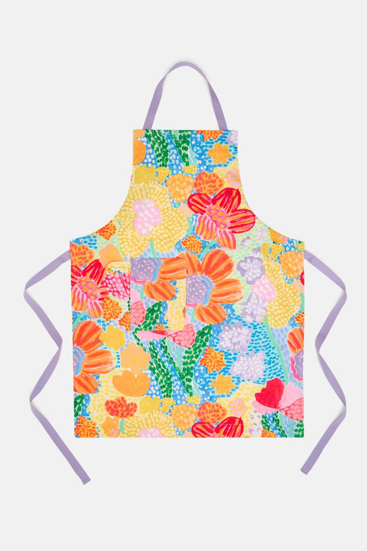 Gorman - Spotted Flower Apron - print