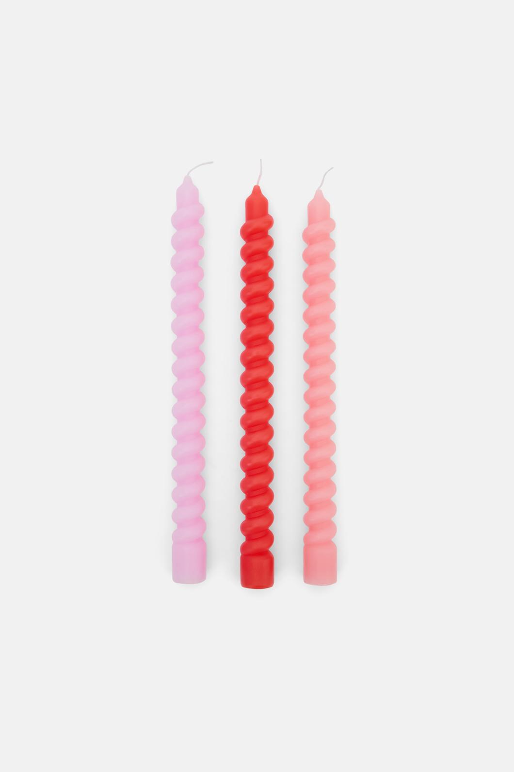 Gorman - Rasberry Twist Candle S/3 - multi