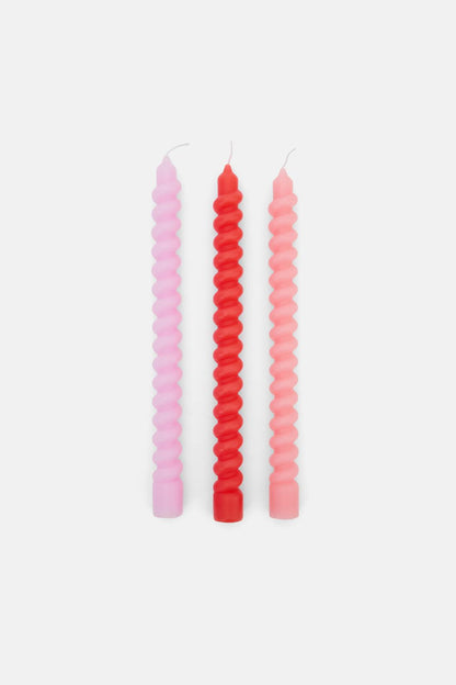 Gorman - Rasberry Twist Candle S/3 - multi