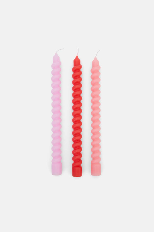 Gorman - Rasberry Twist Candle S/3 - multi