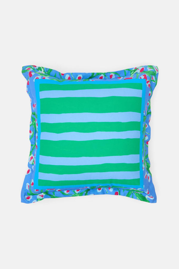 Gorman - Striped Square Cushion - multi
