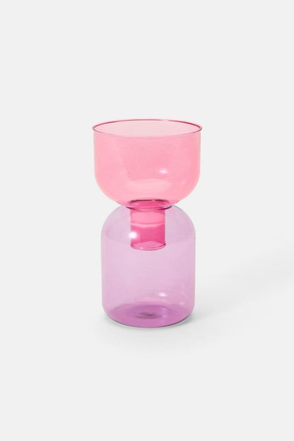 Gorman - Berry Glass Candle Hldr - multi