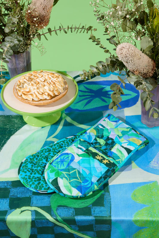 Gorman - Leaves Oven Mitt - print