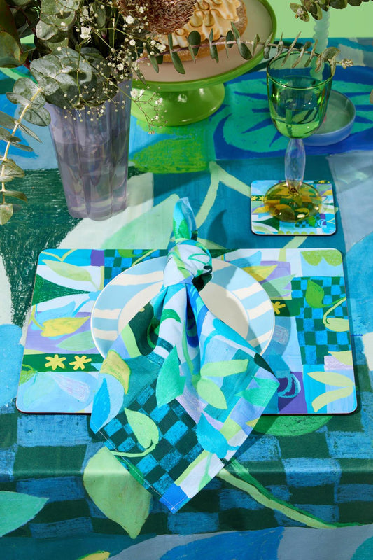 Gorman - Leaves Napkin Set 4 - print