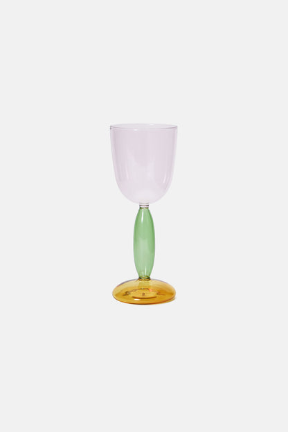 Gorman - Rose Wine Glass Set 2 - multi