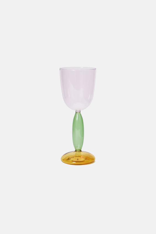 Gorman - Rose Wine Glass Set 2 - multi