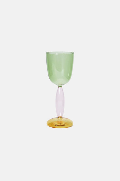 Gorman - Rose Wine Glass Set 2 - multi
