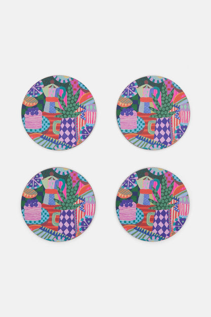 Gorman - Bon Appetite Coaster Set 4 - print