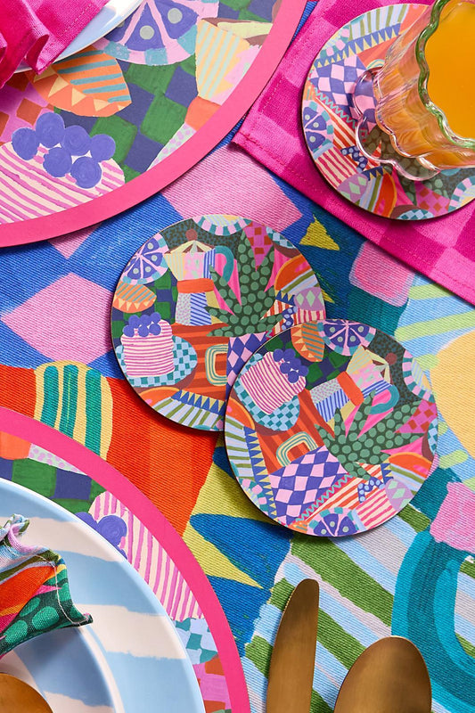 Gorman - Bon Appetite Coaster Set 4 - print
