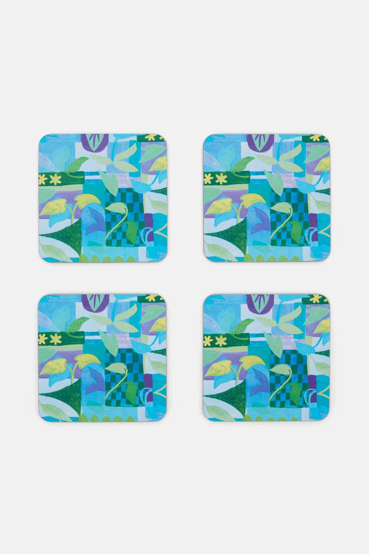 Gorman - Leaves Coaster Set 4 - print