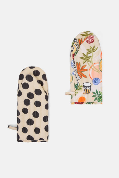 Gorman - Dine & Dash Mitt Set 2 - print
