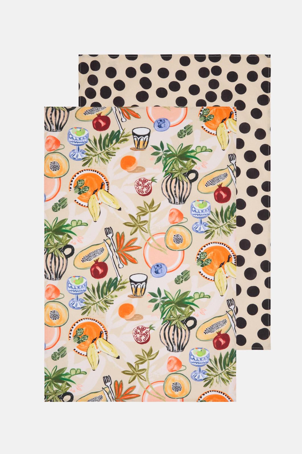 Gorman - Dine & Dash Towel Set - print