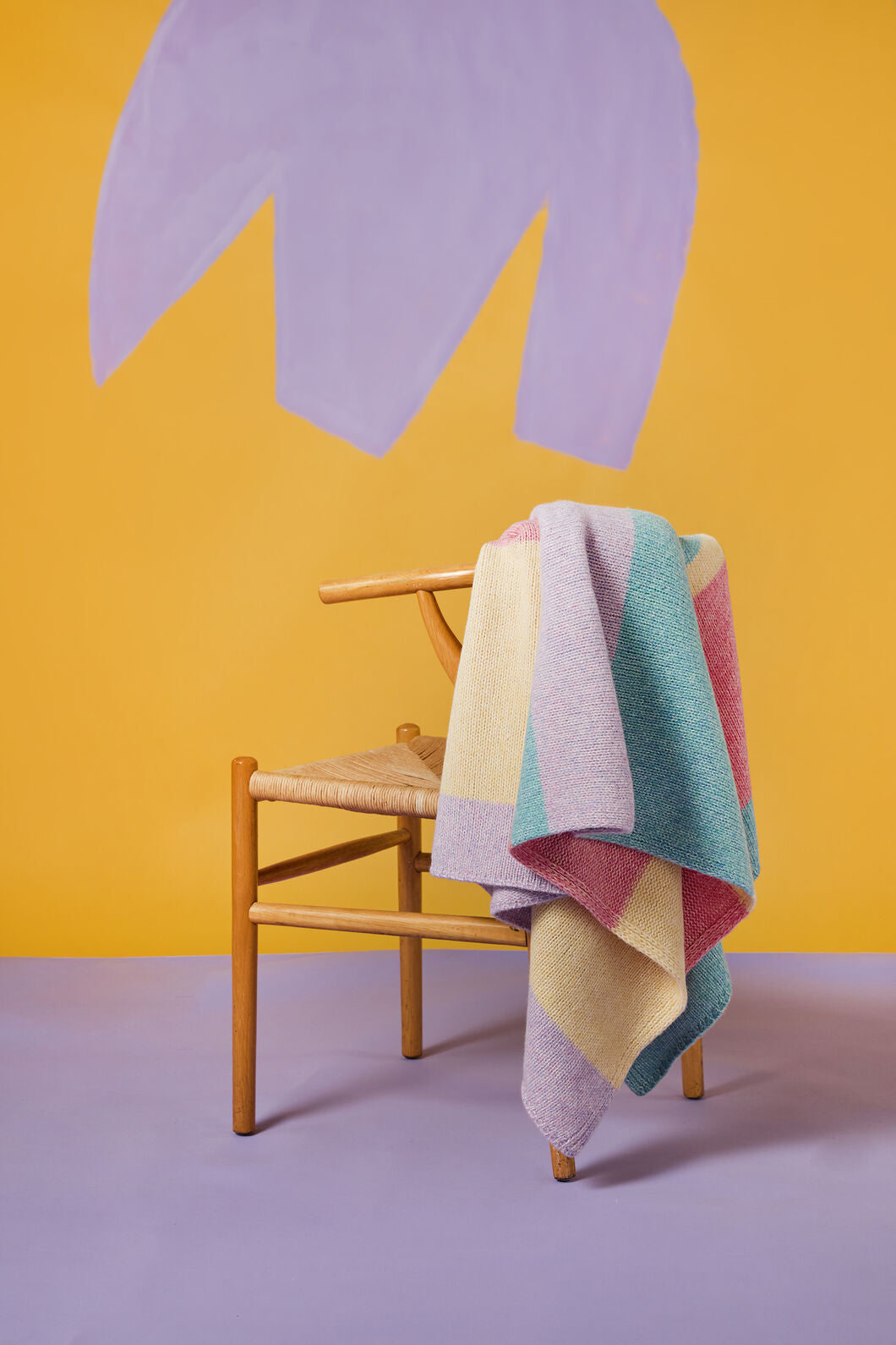 Gorman - Primary Stripe Wool Throw - multi