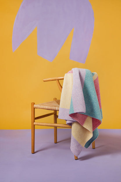 Gorman - Primary Stripe Wool Throw - multi