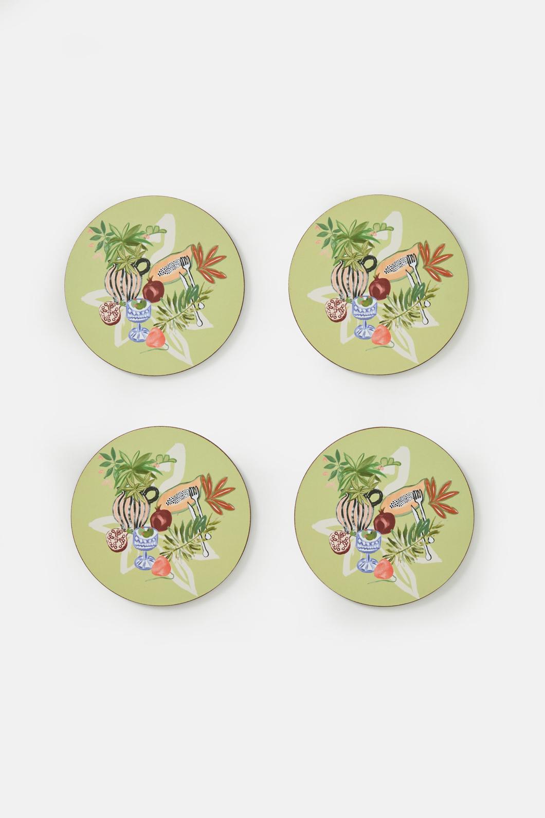Gorman - Dine & Dash Coasters - print