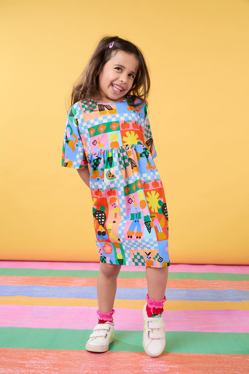 Gorman - Check Mate Kids Dress - multi