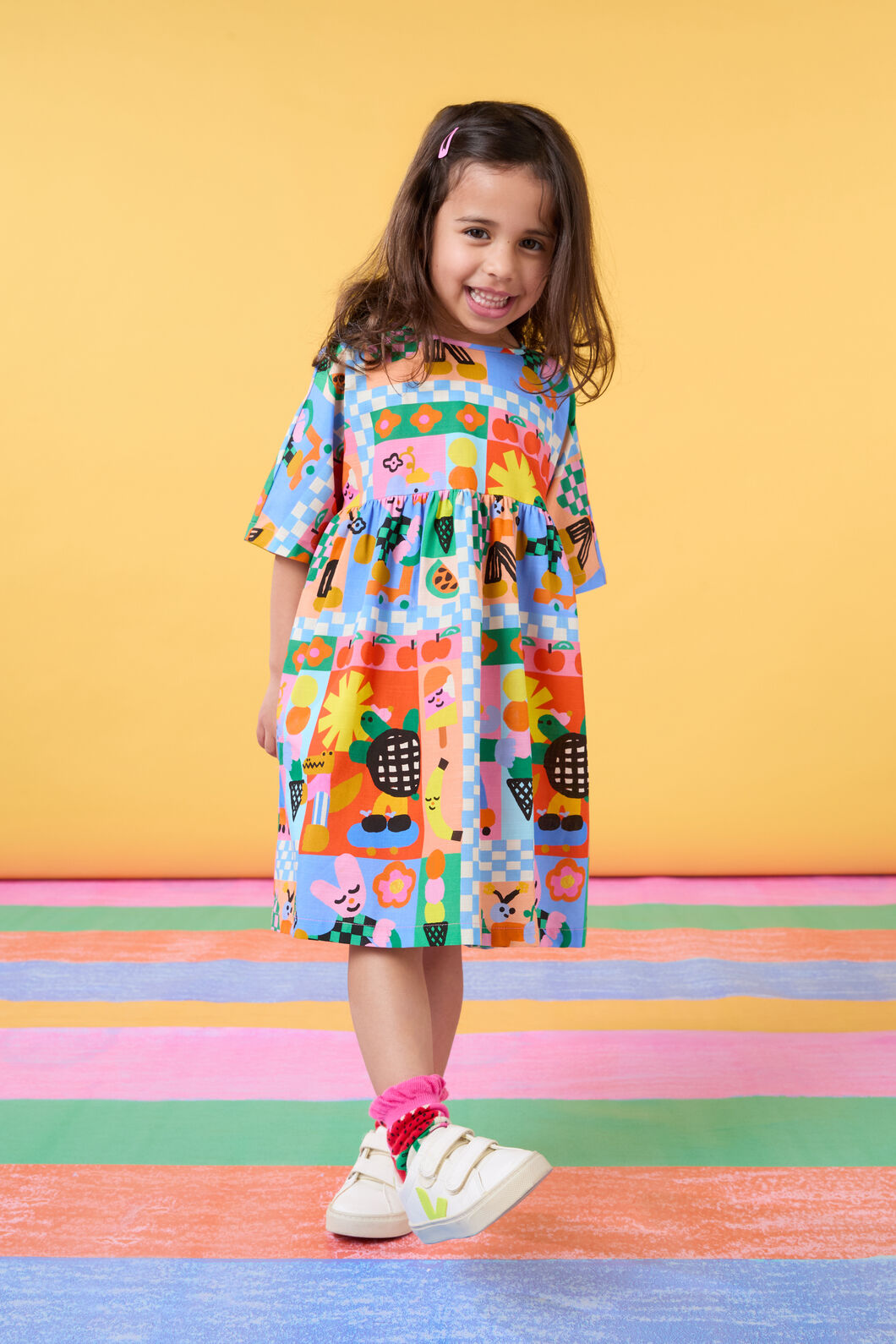 Gorman - Check Mate Kids Dress - multi