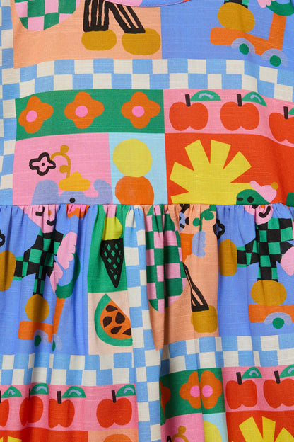 Gorman - Check Mate Kids Dress - multi