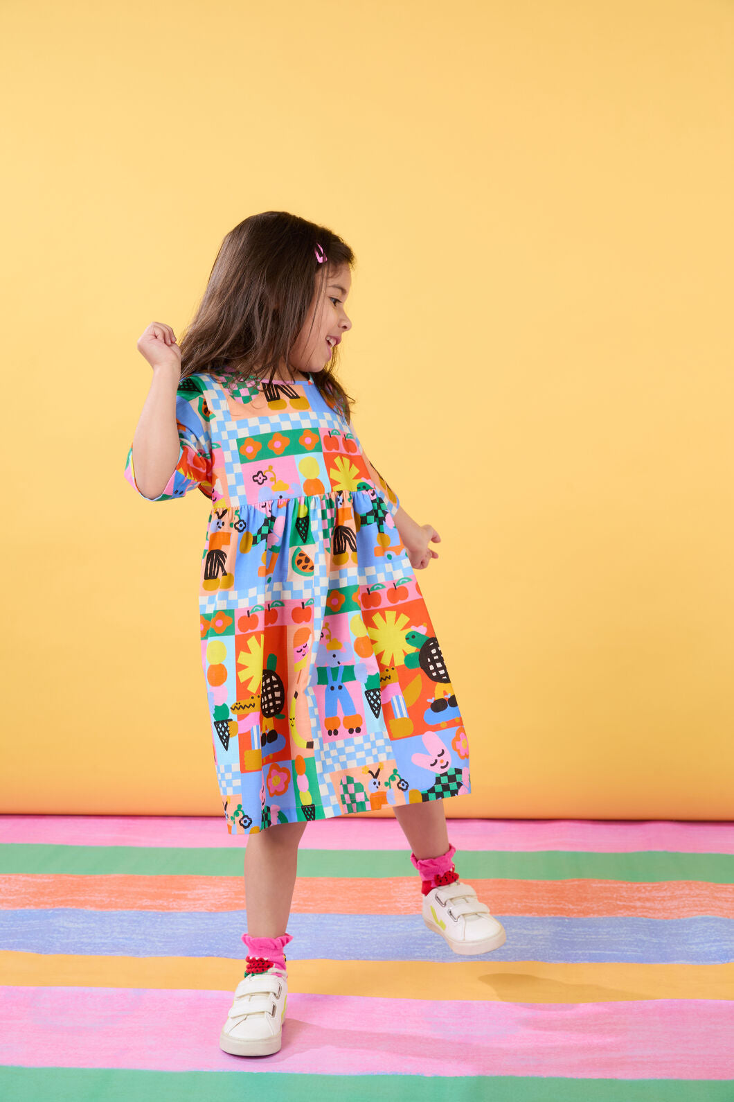 Gorman - Check Mate Kids Dress - multi
