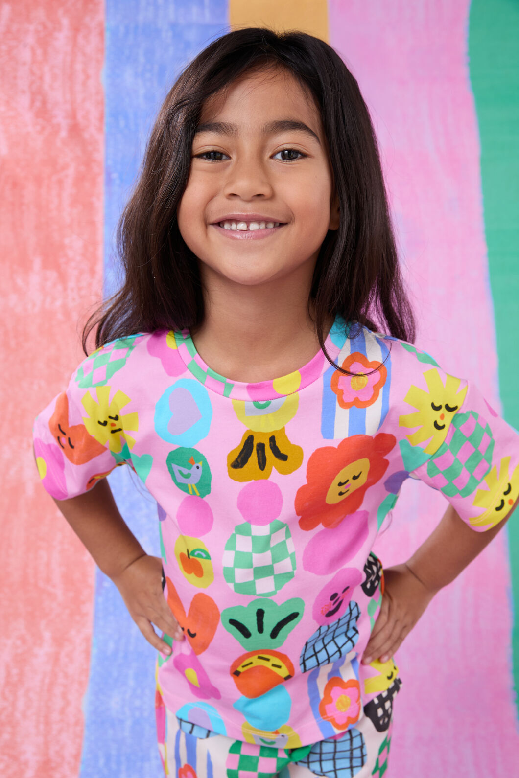Gorman - Stack Up Kids Tee - pink