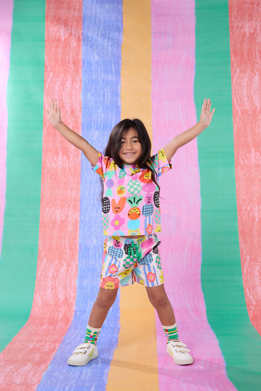 Gorman - Stack Up Kids Tee - pink