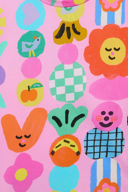 Gorman - Stack Up Kids Tee - pink