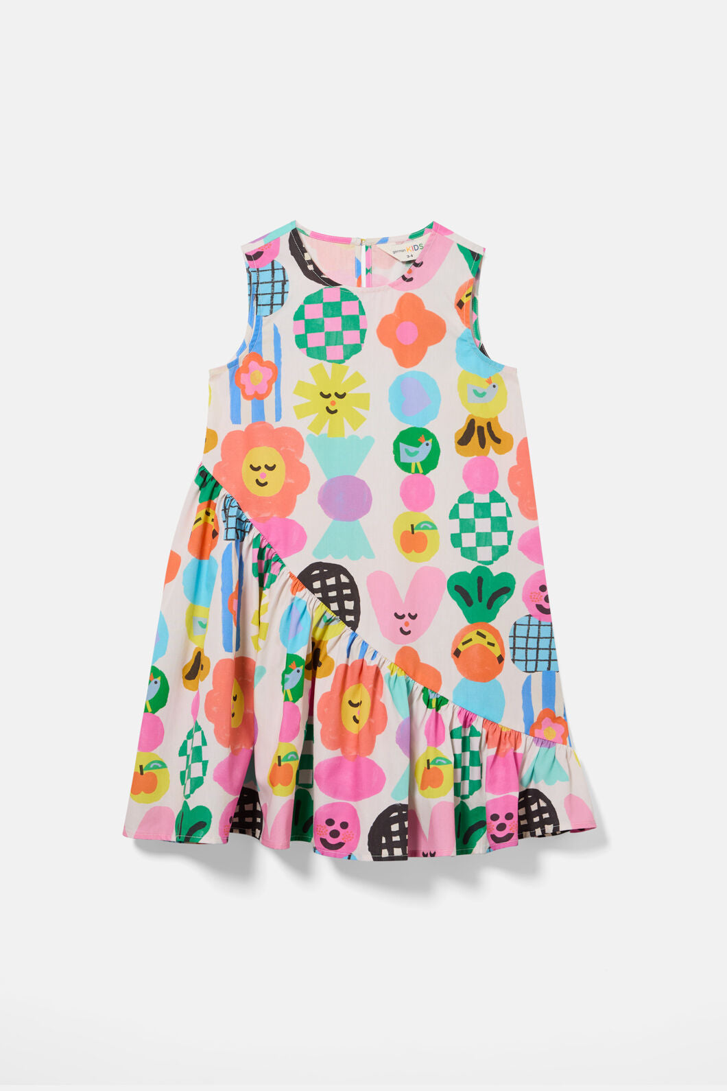 Gorman - Stack Up Kids Dress - cream