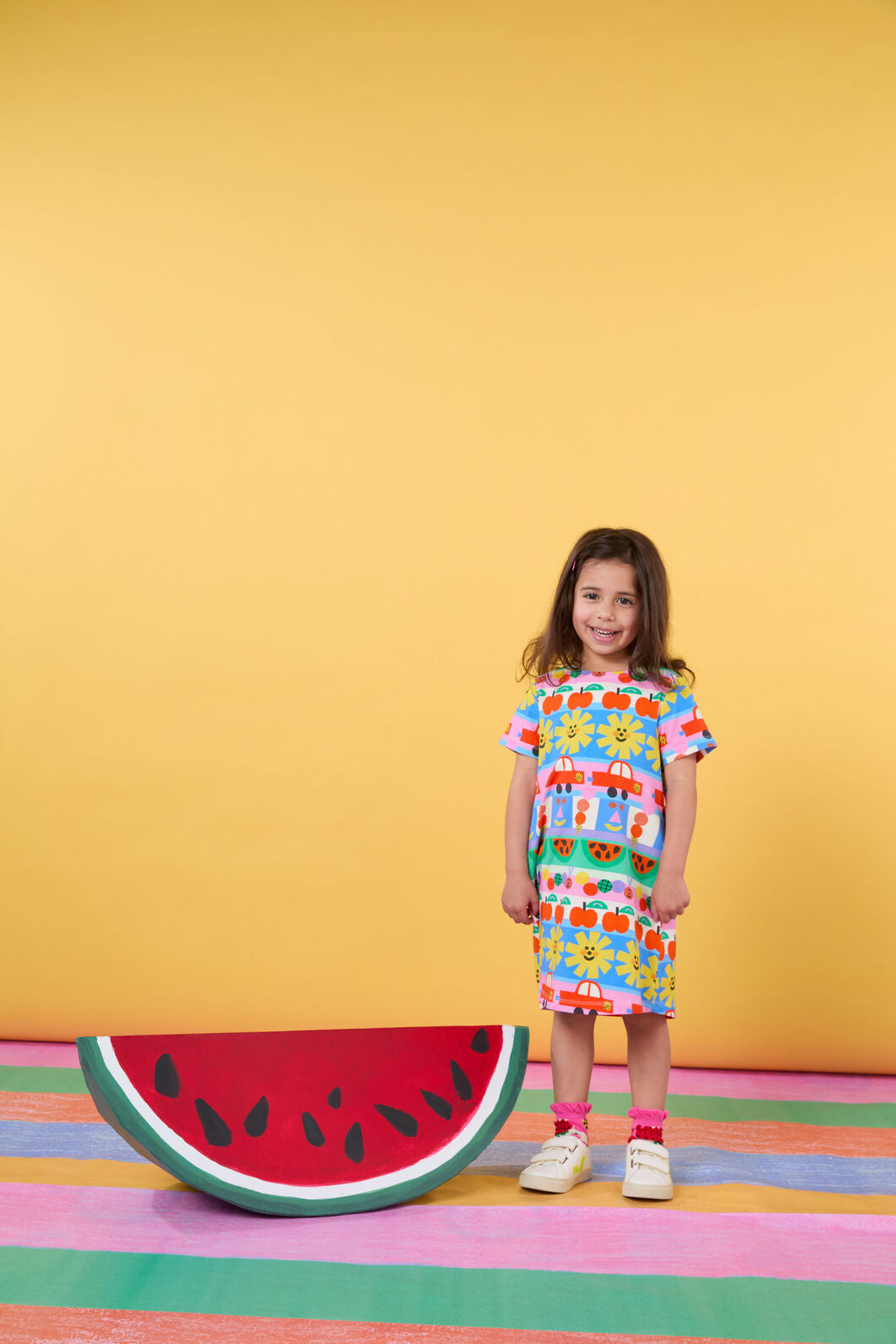 Gorman - Little Stripe Kids Dress - multi