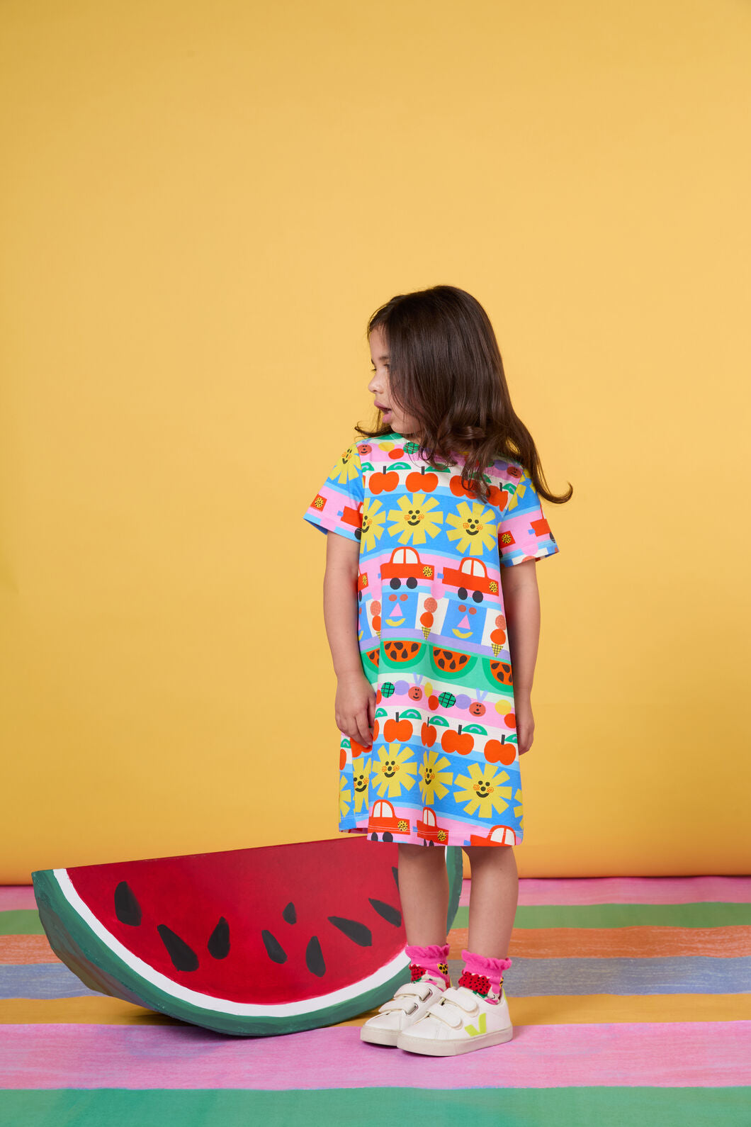 Gorman - Little Stripe Kids Dress - multi