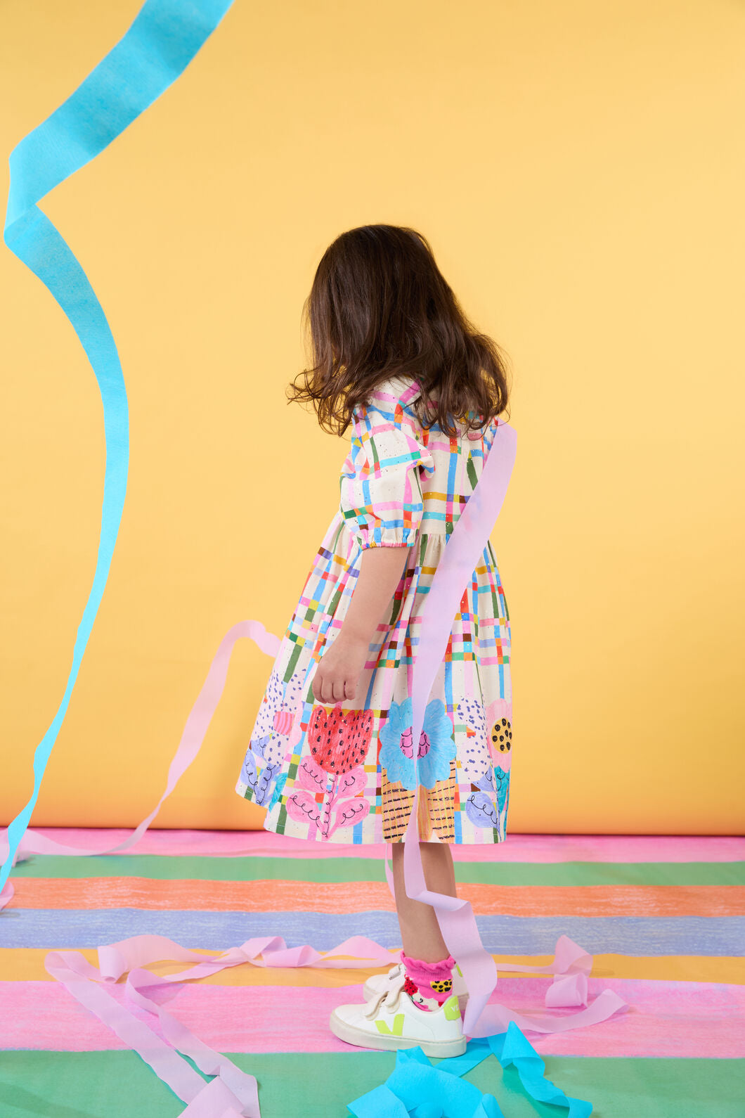 Gorman - Oopsie Border Kids Dress - multi