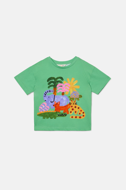 Gorman - Forest Kids Tee - green