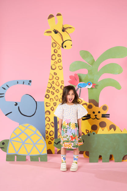 Gorman - Forest Border Kids Dress - multi