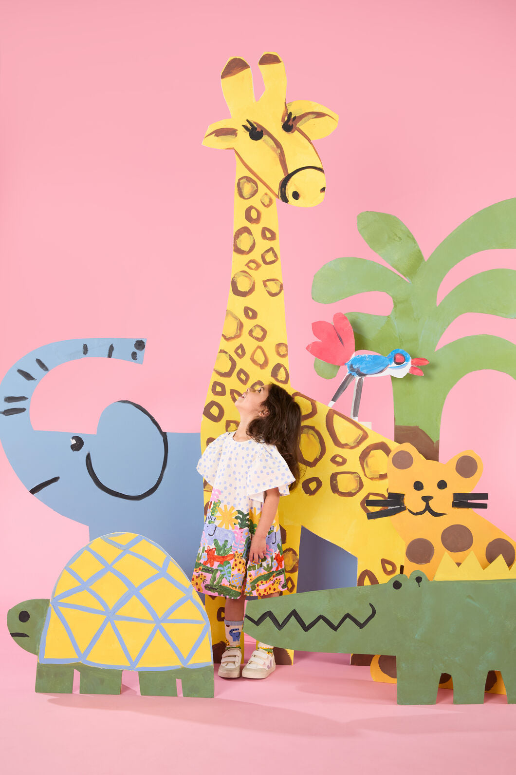 Gorman - Forest Border Kids Dress - multi