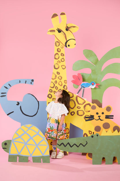 Gorman - Forest Border Kids Dress - multi