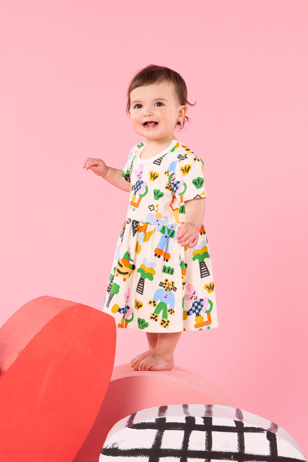 Gorman - Cool Friends Baby Dress - cream