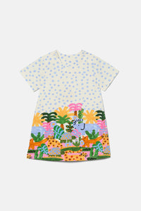 Gorman - Forest Border Baby Dress - multi