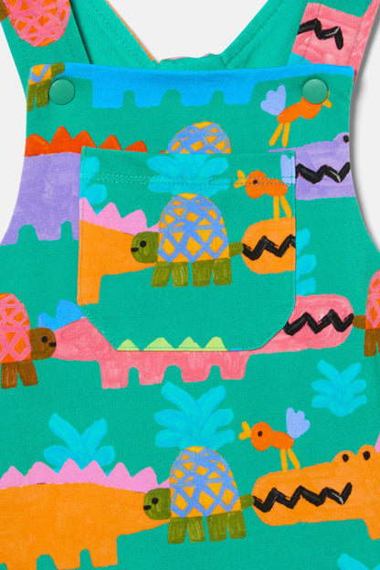 Gorman - Snap Baby Overalls - green