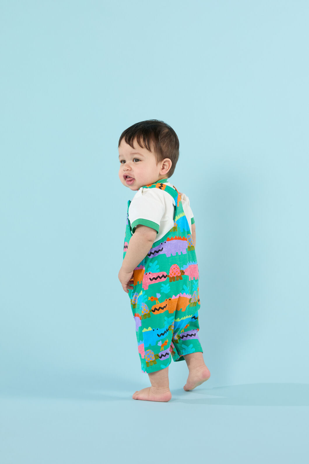Gorman - Snap Baby Overalls - green