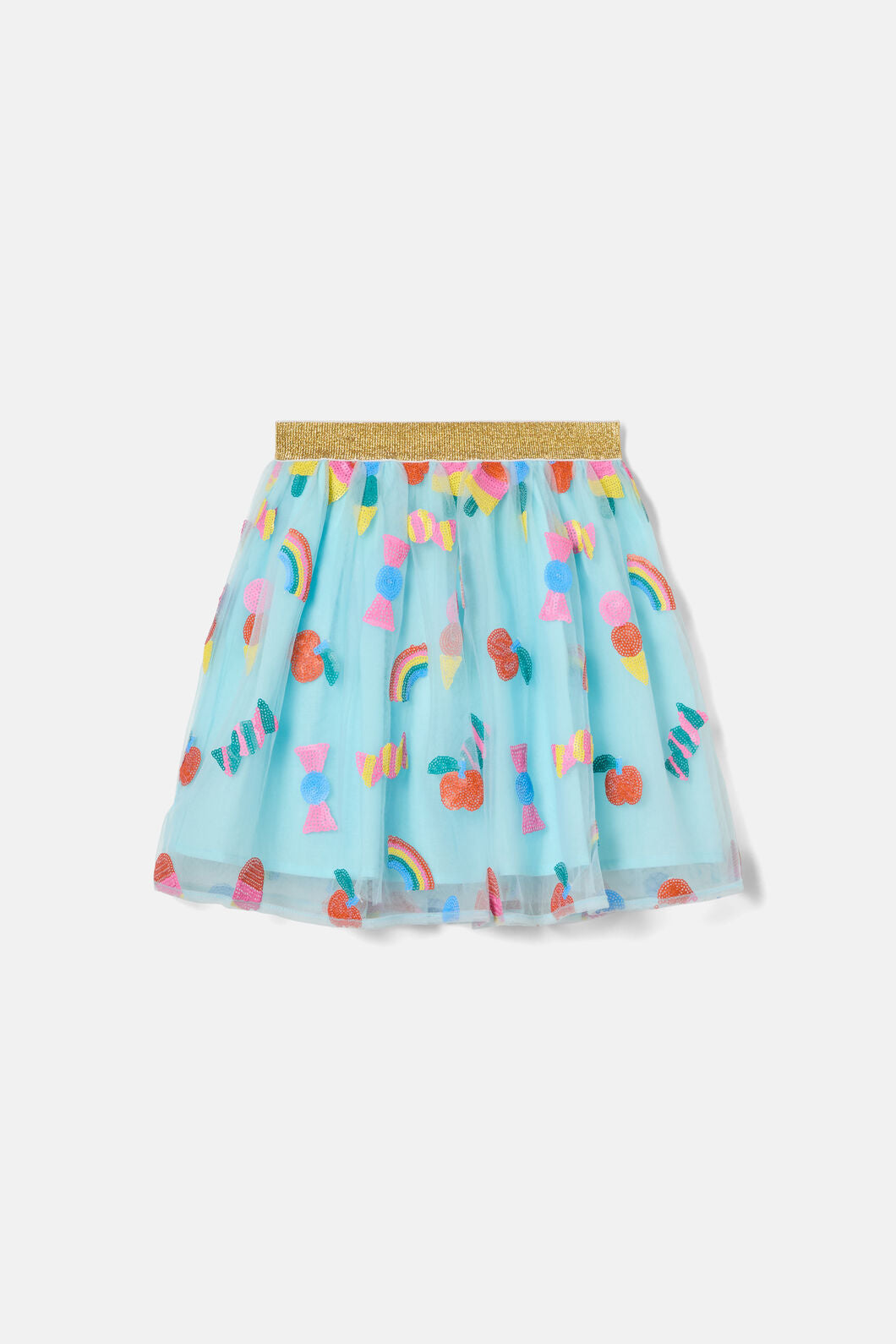 Gorman - Lollies Sequins Kids Skirt - blue