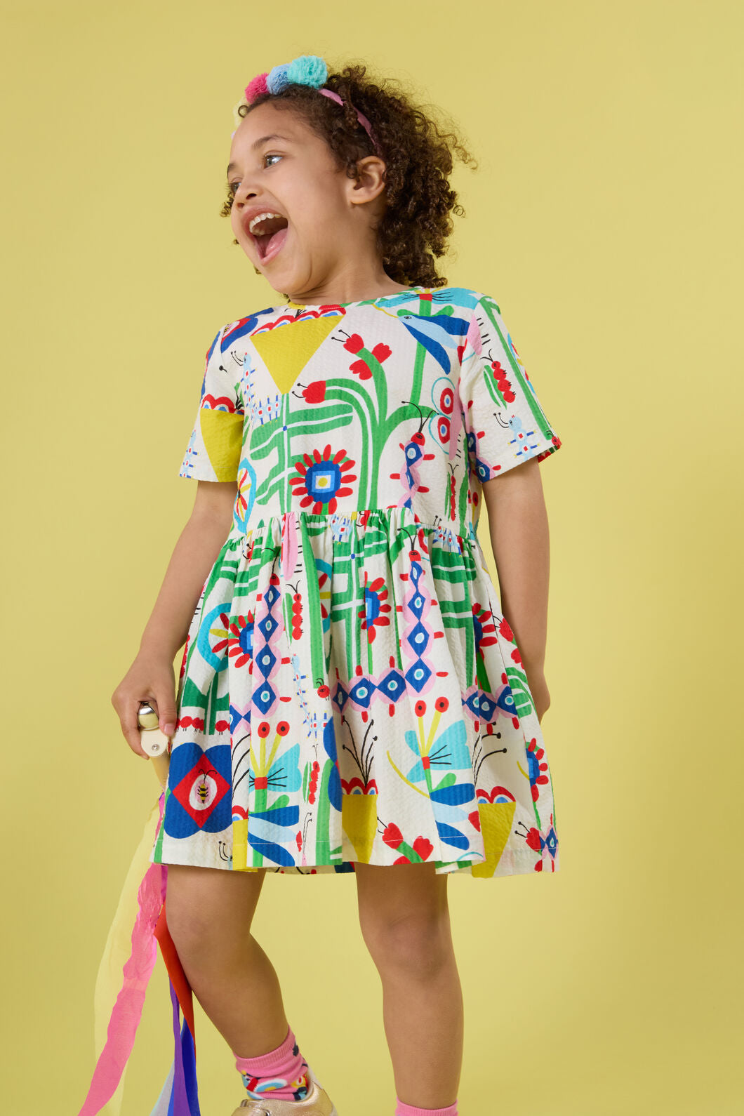 Gorman - Mini Hideout Kids Dress - cream