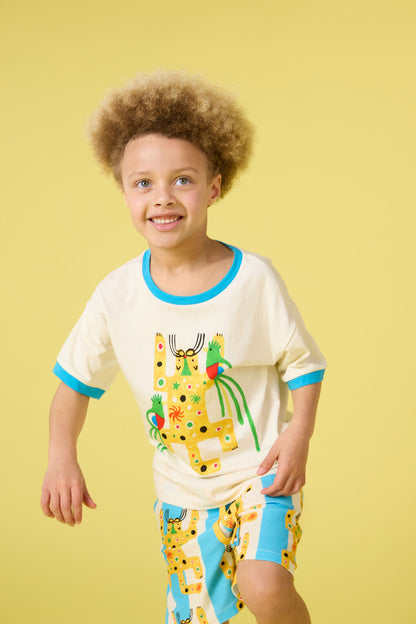 Gorman - Rio Leopard Kids Ss Tee - cream
