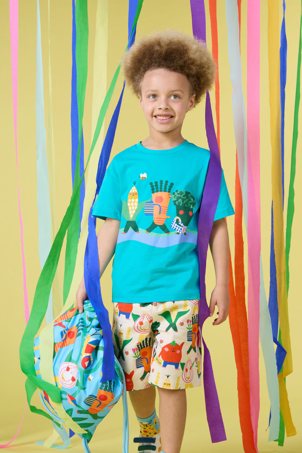 Gorman - Veggie Guys Kids Ss Tee - teal