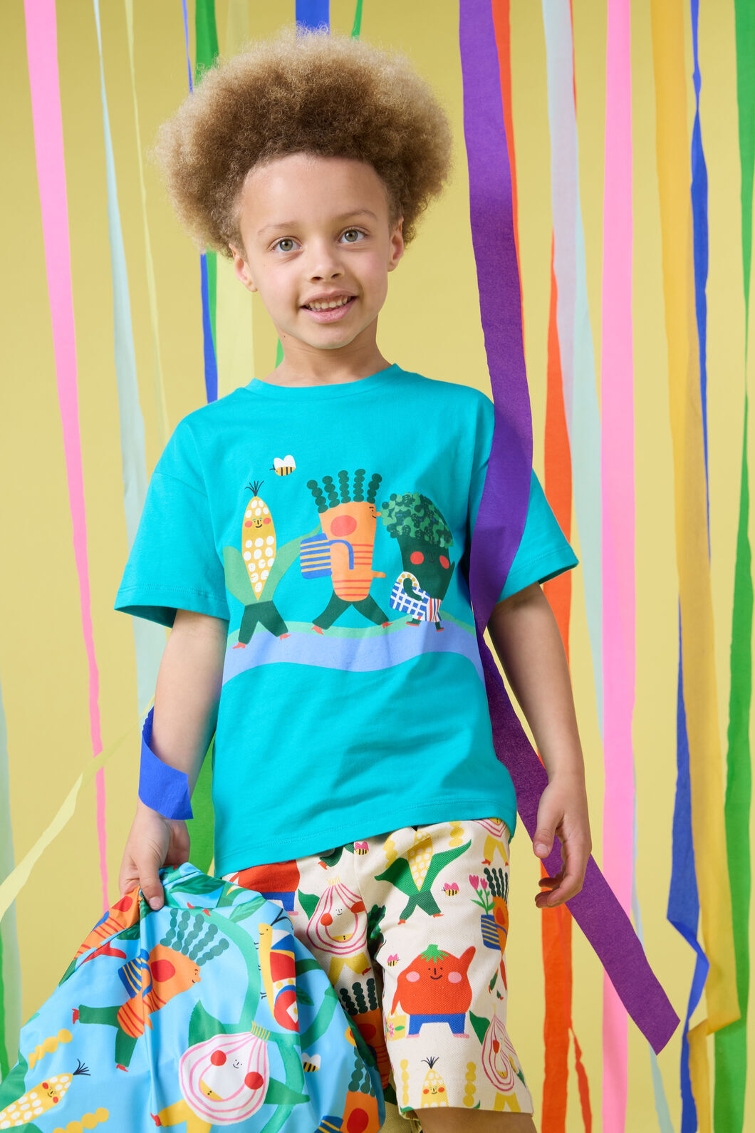 Gorman - Veggie Guys Kids Ss Tee - teal