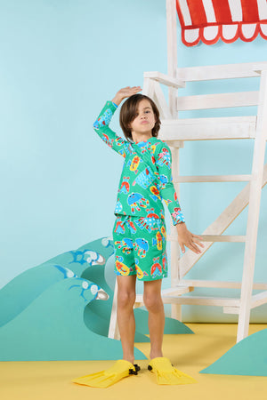 Gorman - Buggy Boo Kids Swim Top - multi