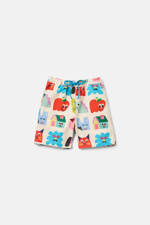 Gorman - Birthday Kids Shorts - cream