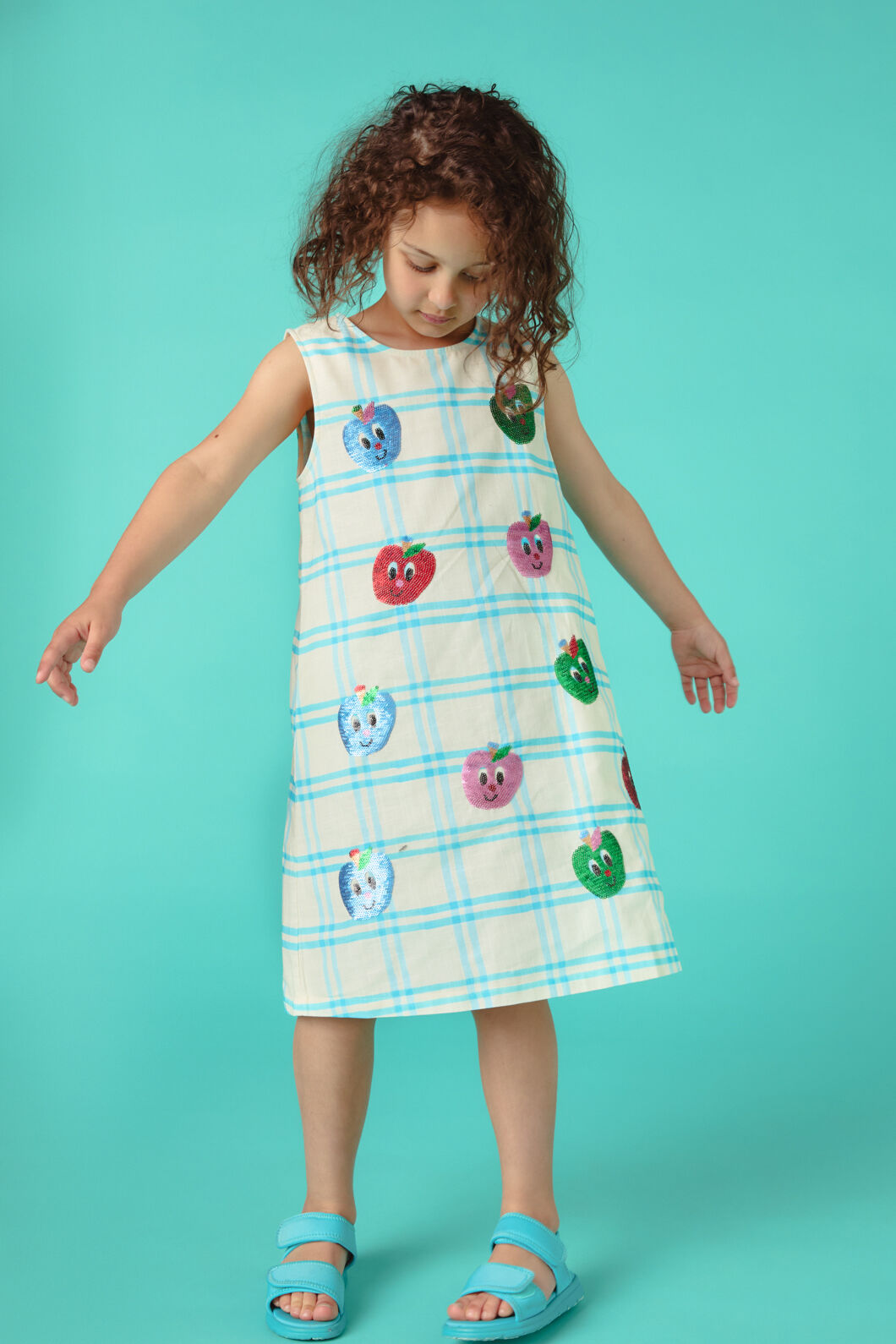 Gorman - Apples Glitter Kids Party Dres - multi