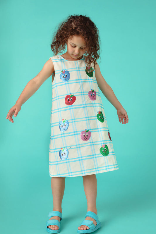Gorman - Apples Glitter Kids Party Dres - multi