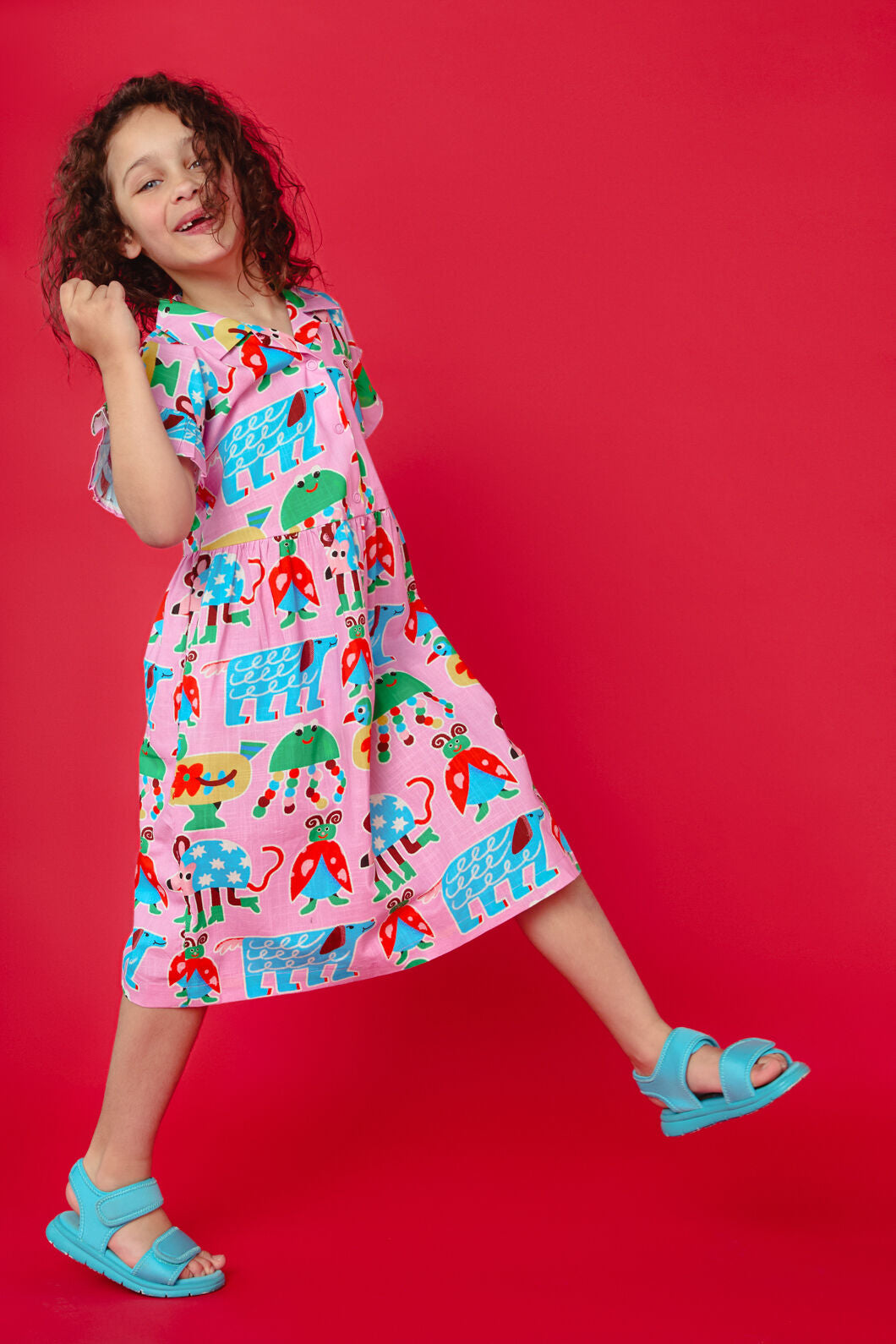 Gorman - Buggy Boo Kids Dress - pink