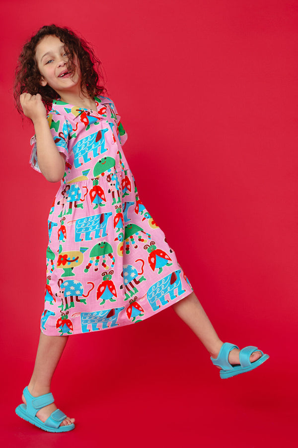 Gorman - Buggy Boo Kids Dress - pink