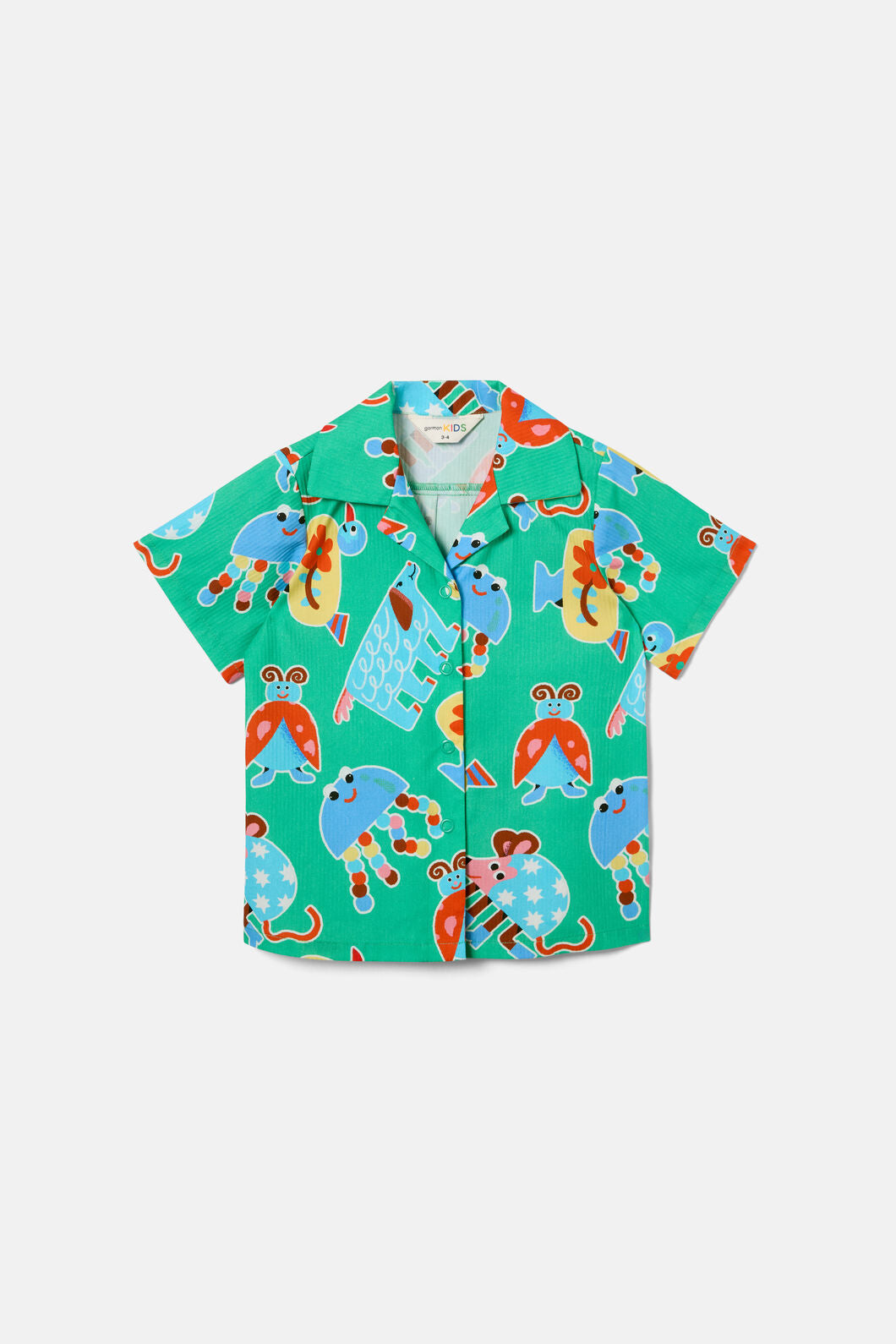 Gorman - Buggy Stripe Kids Shirt - green